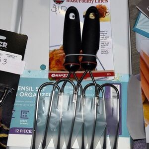 Black Roast/Poultry Lifters